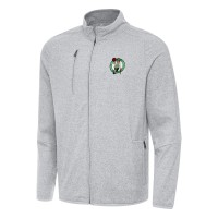 Кофта на молнии Boston Celtics Antigua Hold-Up Tri-Blend - Heather Gray