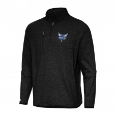 Кофта на короткой молнии Charlotte Hornets Antigua Certain - Heather Black
