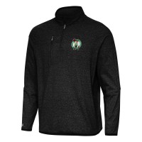 Кофта на короткой молнии Boston Celtics Antigua Certain - Heather Black