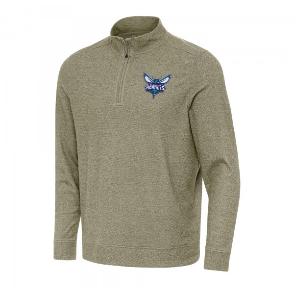 Кофта на короткой молнии Charlotte Hornets Antigua Subtle - Olive