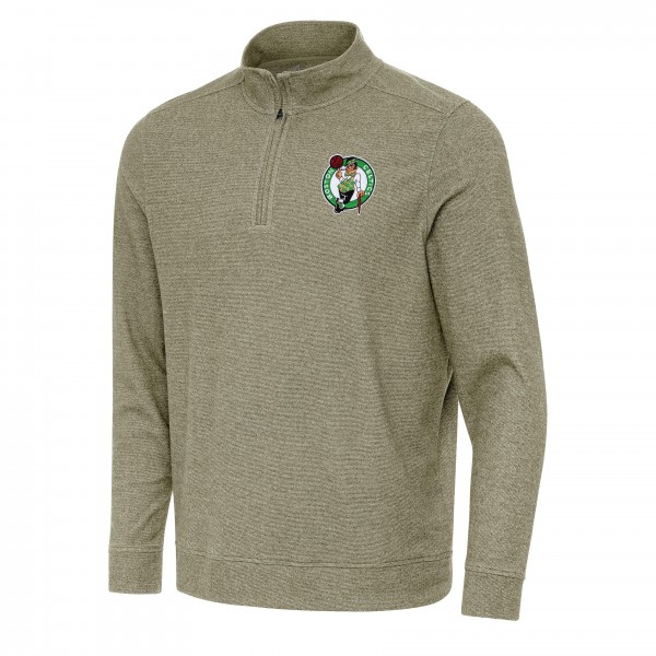 Кофта на короткой молнии Boston Celtics Antigua Subtle - Olive