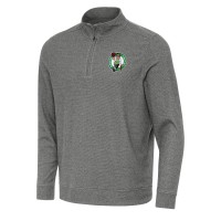 Кофта на короткой молнии Boston Celtics Antigua Subtle - Heather Black