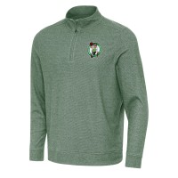 Кофта на короткой молнии Boston Celtics Antigua Subtle - Hunter Green