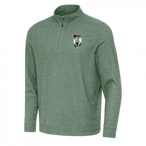 Кофта на короткой молнии Boston Celtics Antigua Subtle - Hunter Green