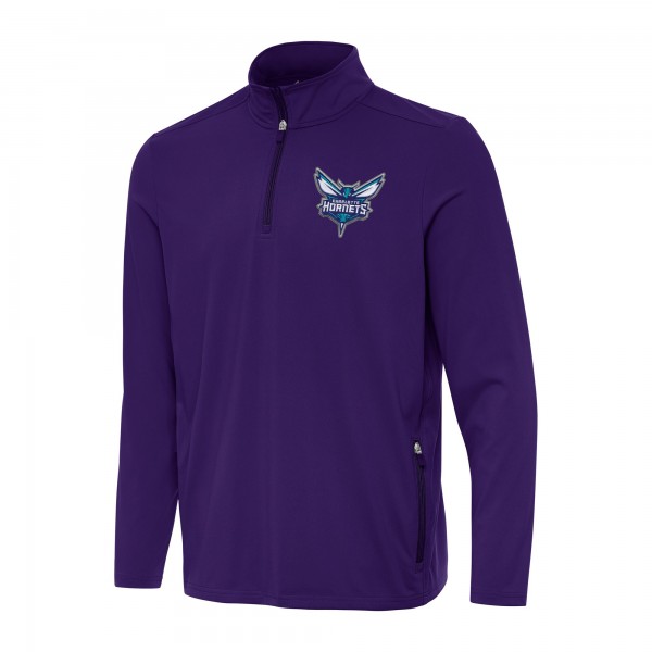 Кофта на короткой молнии Charlotte Hornets Antigua Perilous - Purple
