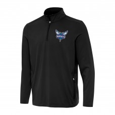 Кофта на короткой молнии Charlotte Hornets Antigua Perilous - Black