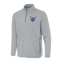 Кофта на короткой молнии Charlotte Hornets Antigua Perilous - Gray