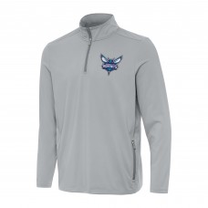 Кофта на короткой молнии Charlotte Hornets Antigua Perilous - Gray