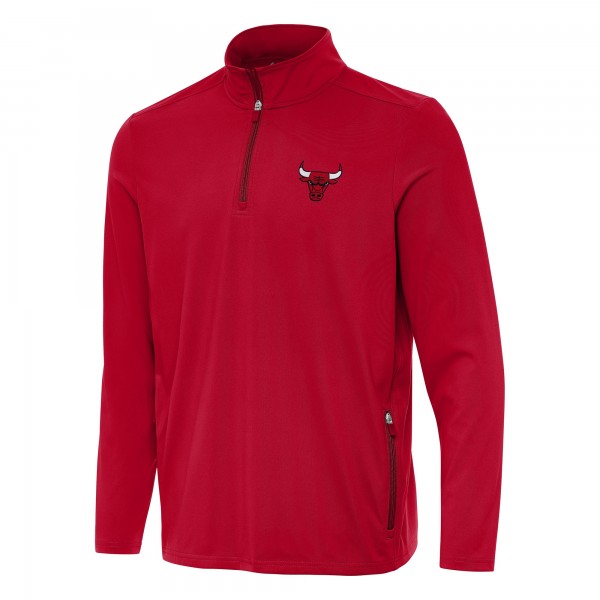 Кофта на короткой молнии Chicago Bulls Antigua Perilous - Red