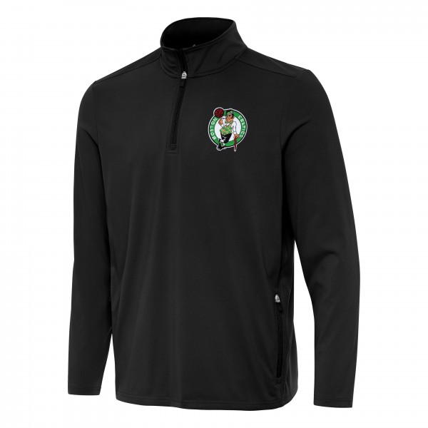 Кофта на короткой молнии Boston Celtics Antigua Perilous - Black