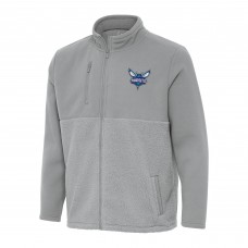 Кофта на молнии Charlotte Hornets Antigua Daily Fused - Gray