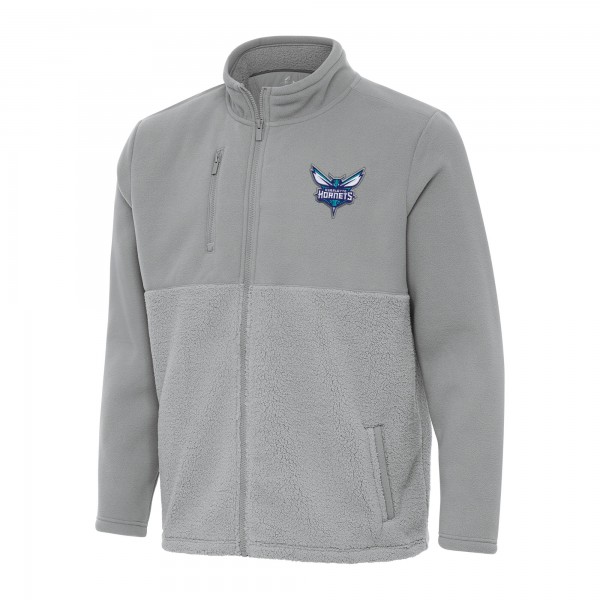 Кофта на молнии Charlotte Hornets Antigua Daily Fused - Gray