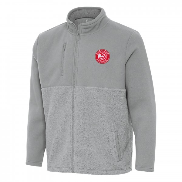 Кофта на молнии Atlanta Hawks Antigua Daily Fused - Gray