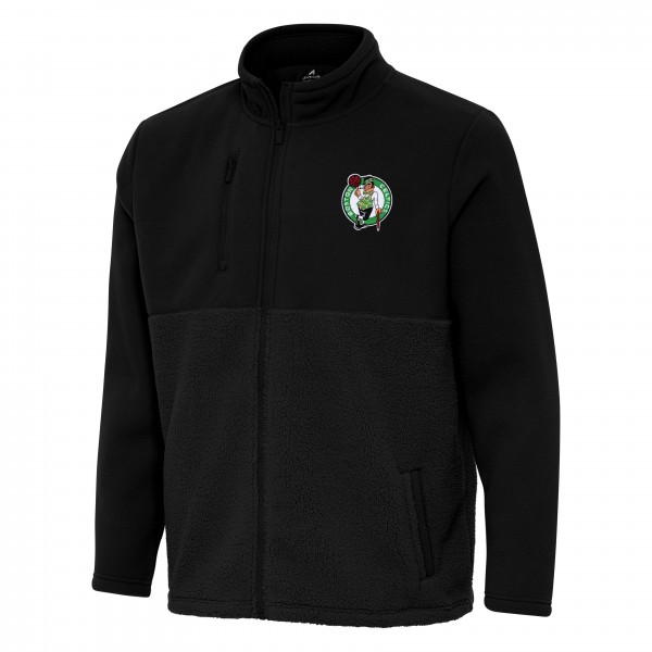 Кофта на молнии Boston Celtics Antigua Daily Fused - Black