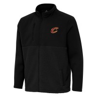 Cleveland Cavaliers Antigua Black Daily Fused Full-Zip Jacket