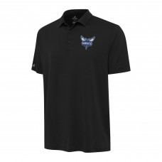 Поло Charlotte Hornets Antigua Reprocess - Black
