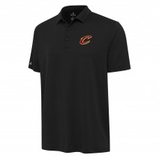 Cleveland Cavaliers Antigua Black Reprocess Polo