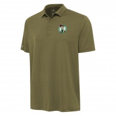 Поло Boston Celtics Antigua Reprocess - Olive