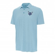 Поло Charlotte Hornets Antigua Twine - Light Blue