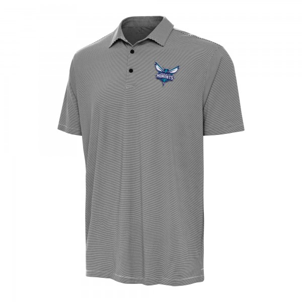 Поло Charlotte Hornets Antigua Twine - Black