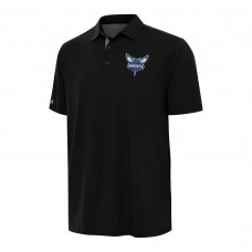 Поло Charlotte Hornets Antigua Era - Black/Gray