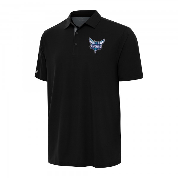 Поло Charlotte Hornets Antigua Era - Black/Gray