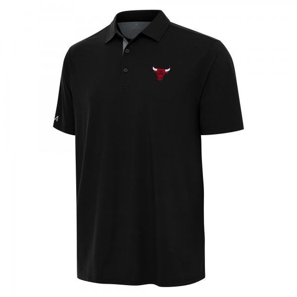 Поло Chicago Bulls Antigua Black/Gray Era