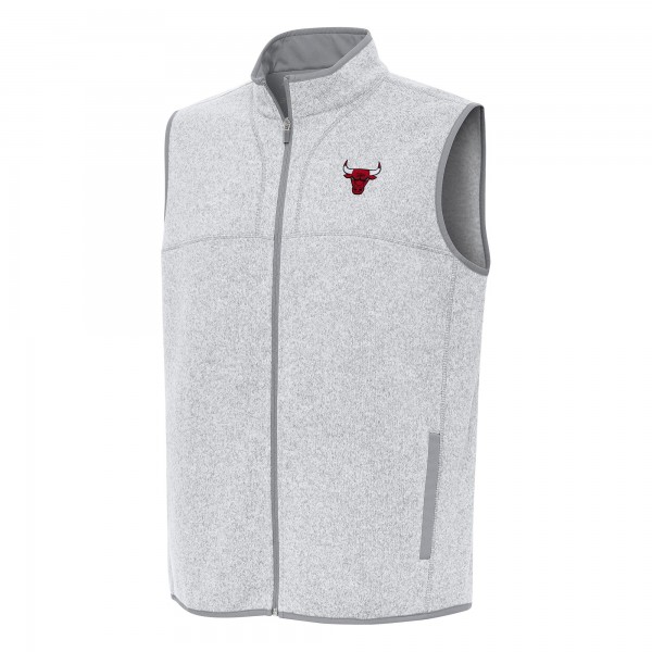 Жилетка Chicago Bulls Antigua Heather Gray Fortune