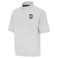 Ветровка на короткой молнии Boston Celtics Antigua Brisk - Heather Gray