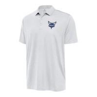 Поло Charlotte Hornets Antigua Ellipse - White
