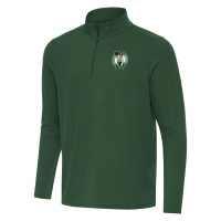 Кофта на короткой молнии Boston Celtics Antigua Intent - Hunter Green