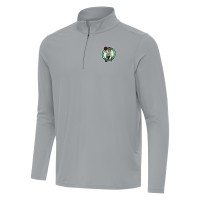 Кофта на короткой молнии Boston Celtics Antigua Intent - Gray