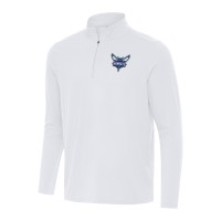 Кофта на короткой молнии Charlotte Hornets Antigua Intent - White