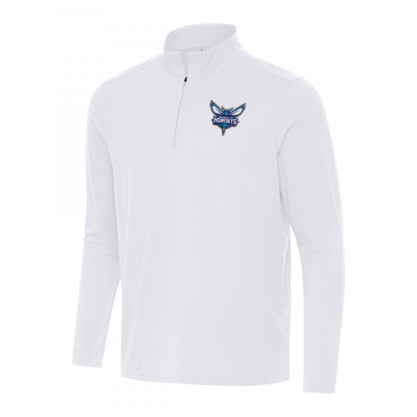 Кофта на короткой молнии Charlotte Hornets Antigua Intent - White