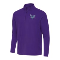 Кофта на короткой молнии Charlotte Hornets Antigua Intent - Purple