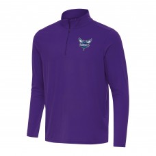 Кофта на короткой молнии Charlotte Hornets Antigua Intent - Purple