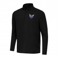 Кофта на короткой молнии Charlotte Hornets Antigua Intent - Black