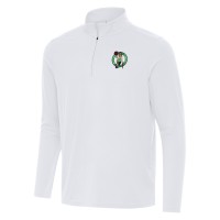 Кофта на короткой молнии Boston Celtics Antigua Intent - White