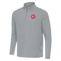 Кофта на короткой молнии Atlanta Hawks Antigua Intent - Gray