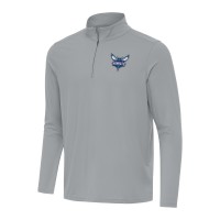 Кофта на короткой молнии Charlotte Hornets Antigua Intent - Gray