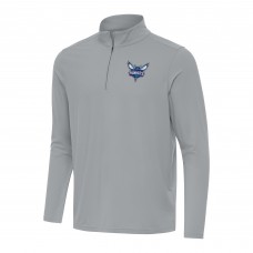 Кофта на короткой молнии Charlotte Hornets Antigua Intent - Gray