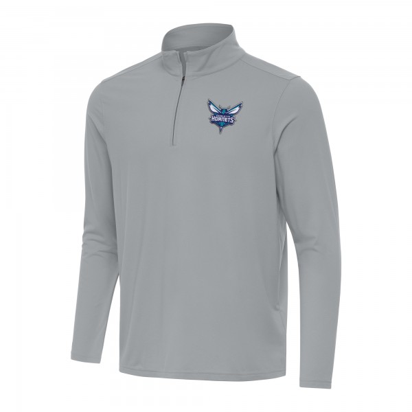 Кофта на короткой молнии Charlotte Hornets Antigua Intent - Gray