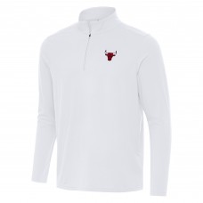 Кофта на короткой молнии Chicago Bulls Antigua White Intent