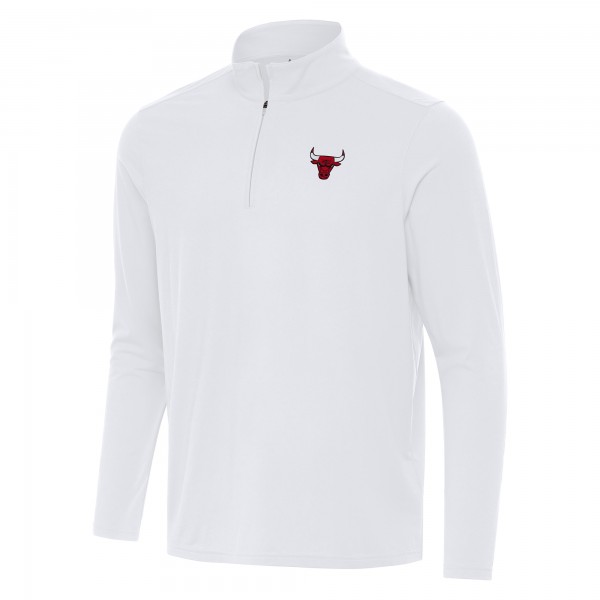 Кофта на короткой молнии Chicago Bulls Antigua White Intent