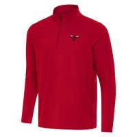 Кофта на короткой молнии Chicago Bulls Antigua Red Intent