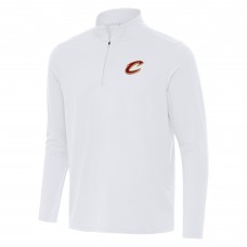 Cleveland Cavaliers Antigua White Intent Quarter-Zip Top