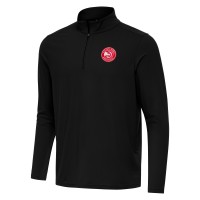 Кофта на короткой молнии Atlanta Hawks Antigua Intent - Black