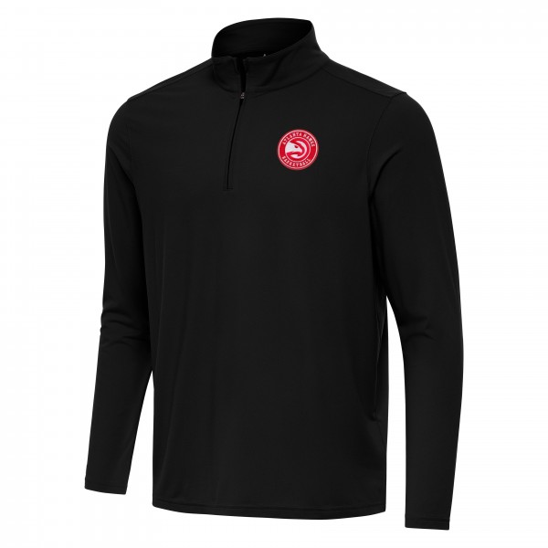 Кофта на короткой молнии Atlanta Hawks Antigua Intent - Black