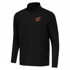 Cleveland Cavaliers Antigua Black Intent Quarter-Zip Top