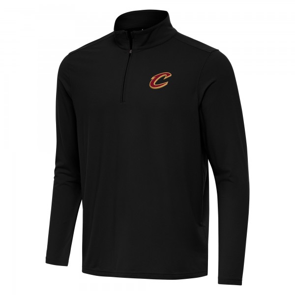 Cleveland Cavaliers Antigua Black Intent Quarter-Zip Top